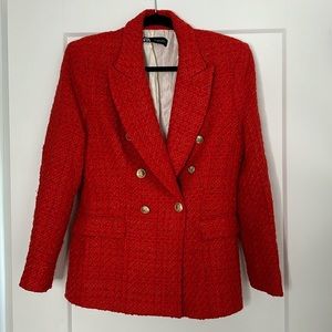 Zara tweed blazer